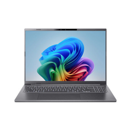 Acer Aspire 16/A16-11M-X18U/SD-X1-26-100/16''/WUXGA/16GB/512GB/Adreno/W11H/Gray/2R