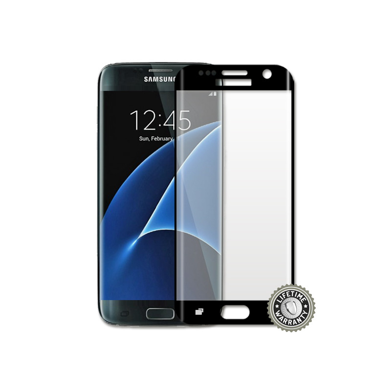 Screenshield™ SAMSUNG G935 Galaxy S7 edge Temperované sklo (black)