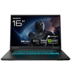 Gigabyte GAMING/A16 3VHK3SK894SH/R7-260/16''/WUXGA/16GB/1TB/RTX 5060/W11H/Black/2R
