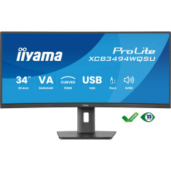 34'' iiyama XCB3494WQSU-B1:VA,UWQHD,HDMI,DP,HAS
