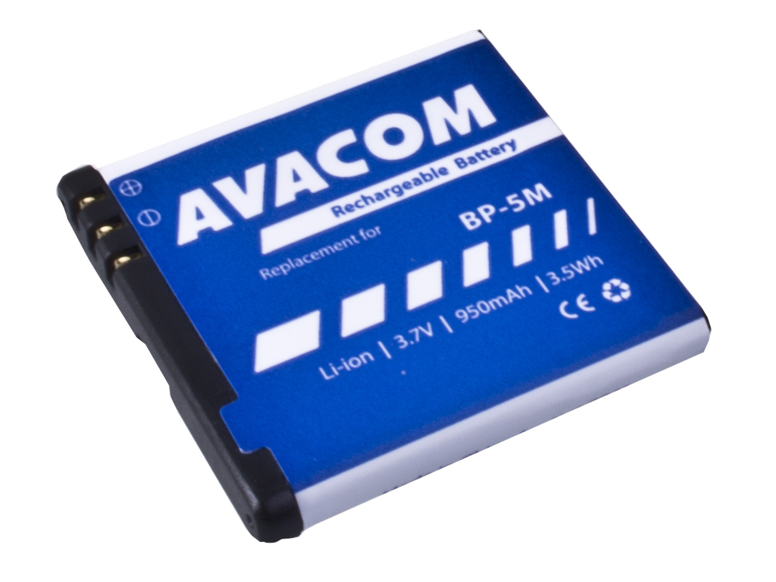 Batéria AVACOM GSNO-BP5M-S950A do mobilu Nokia N81, 6500 Slide Li-Ion 3,7 V 950mAh (náhrada BP-5M)