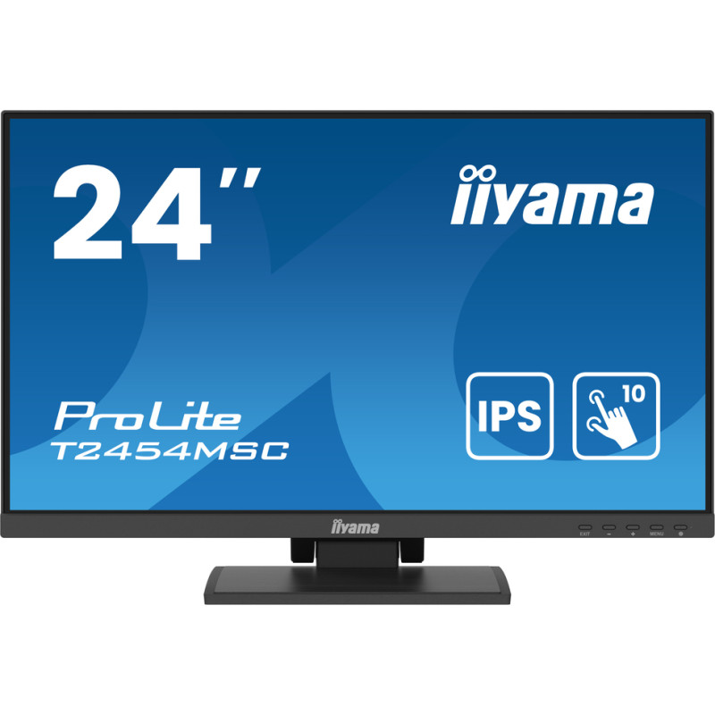 24'' iiyama T2454MSC-B2AG - IPS, FHD, USB, repro