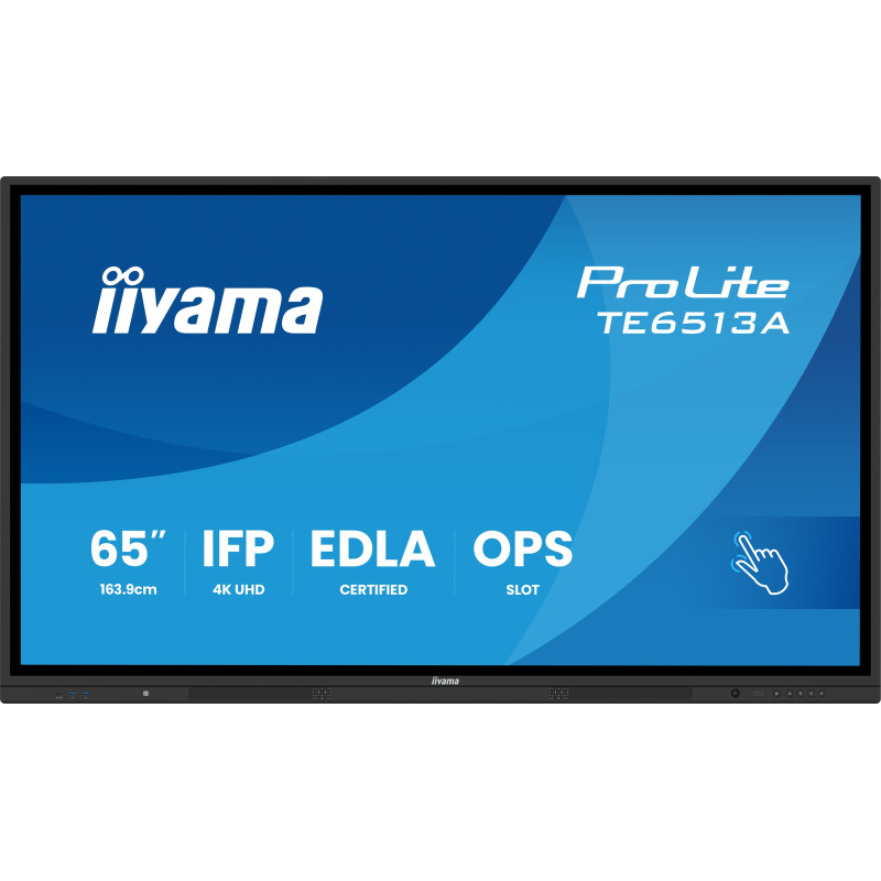 65'' iiyama TE6513A-B1AG: IPS, 4K, 40P, EDLÁ
