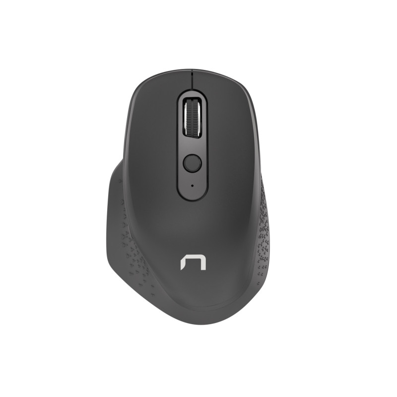 Natec optická myš FALCON/Kancelárska/Optická/Pre pravákov/3 200 DPI/Bezdrôtové Bluetooth/Čierna