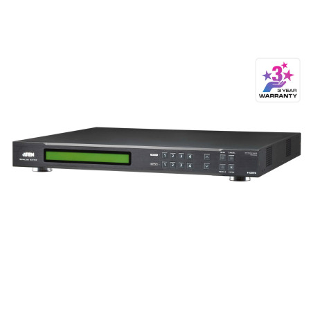 ATEN 4x4 port HDMI matrix prepínač a scaler
