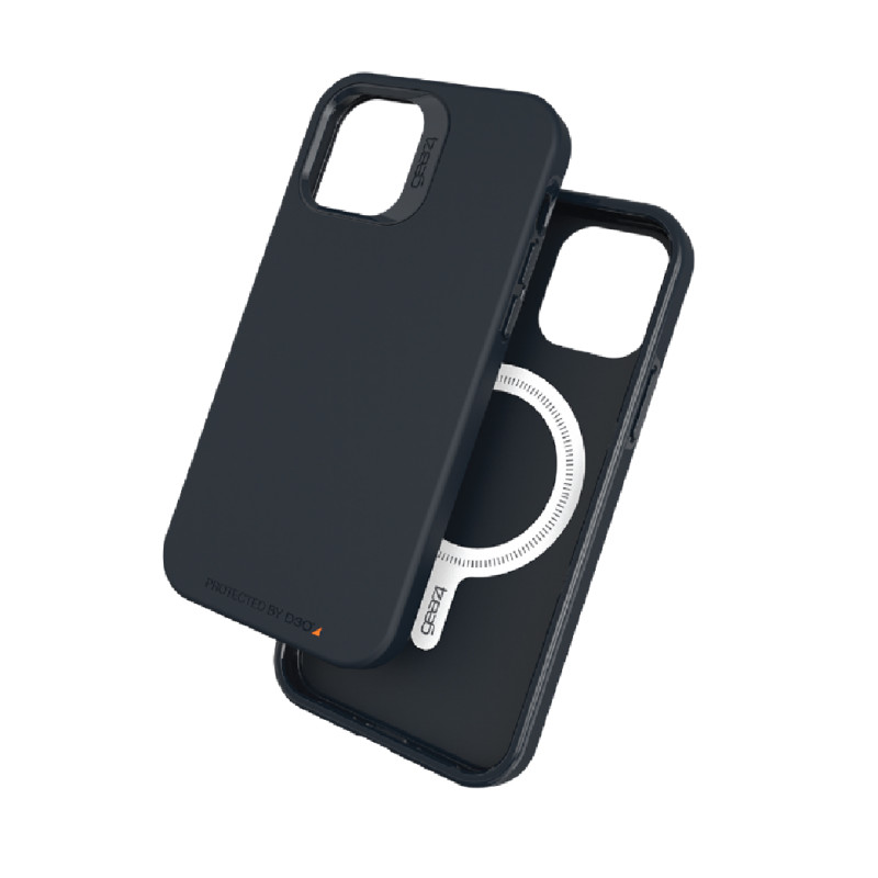 GEAR4 D3O Rio Snap kryt iPhone 12/12 Pro čierny