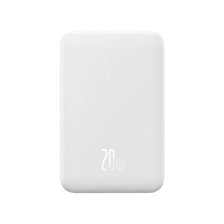 Baseus Magnetická Powerbanka 20000mAh 20W White