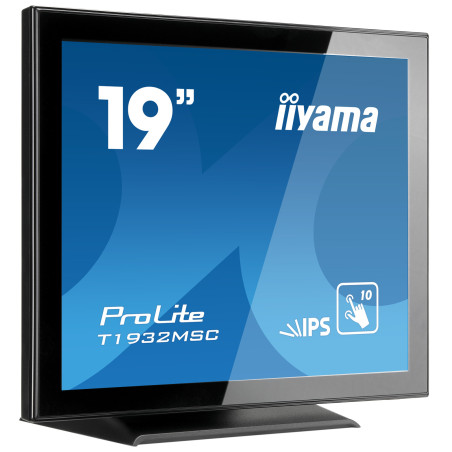 19'' iiyama T1932MSC-B5X - IPS, FullHD, 14ms, 250cd/m2, VGA, HDMI, DP,