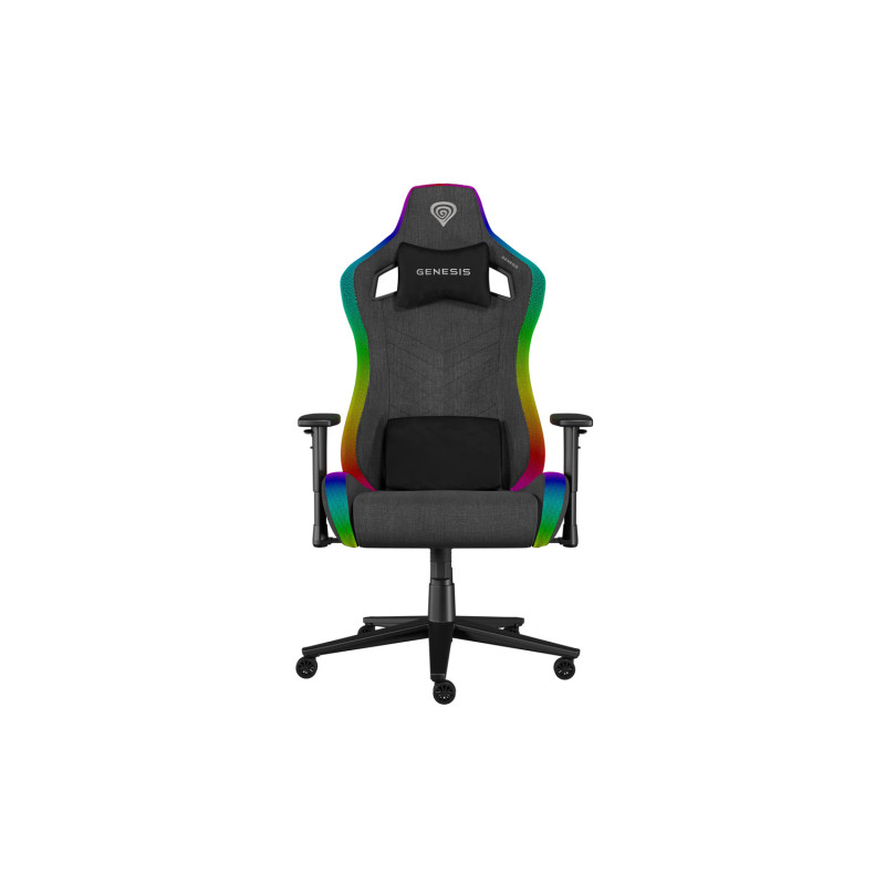 Herné kreslo Genesis NITRO 660 TRIT, RGB, Šedé