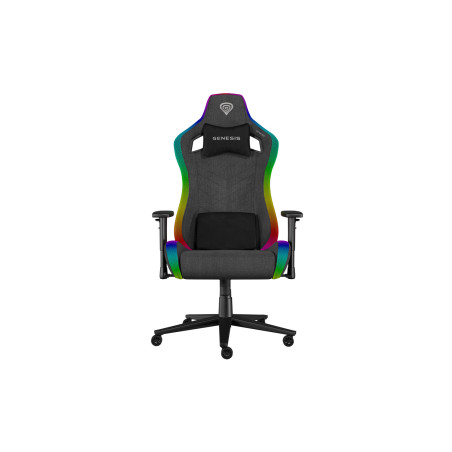 Herné kreslo Genesis NITRO 660 TRIT, RGB, Šedé