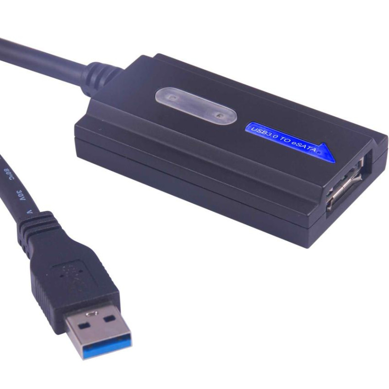 USB 3.0 - E-SATA adaptér s káblom