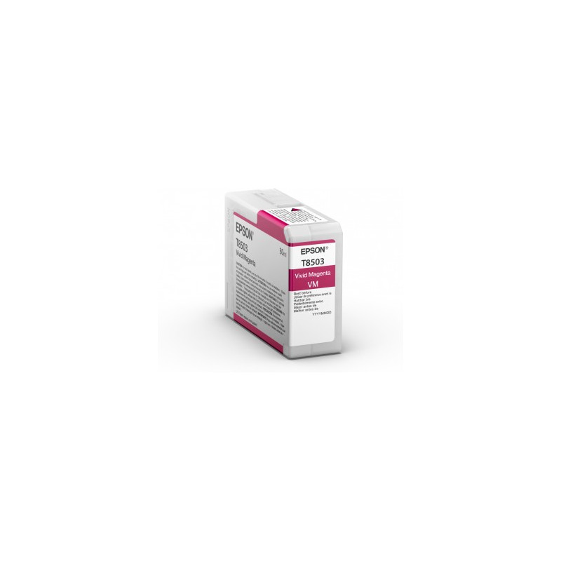 Epson Singlepack Photo Vivid Magenta T850300 UltraChrome HD ink 80ml