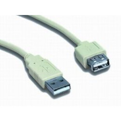 Kábel USB A-A 1,8m 2.0 predlžovací