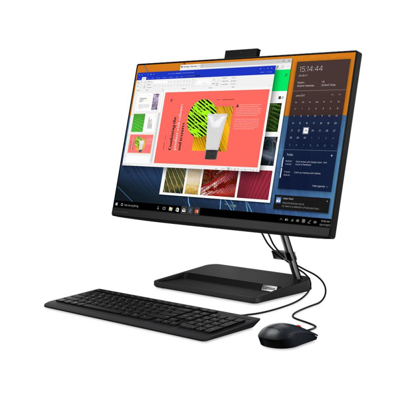 Lenovo IdeaCentre/AIO 3 24ALC6/23,8''/FHD/R5-7430U/16GB/512GB/AMD int/W11H/Čierna/2R