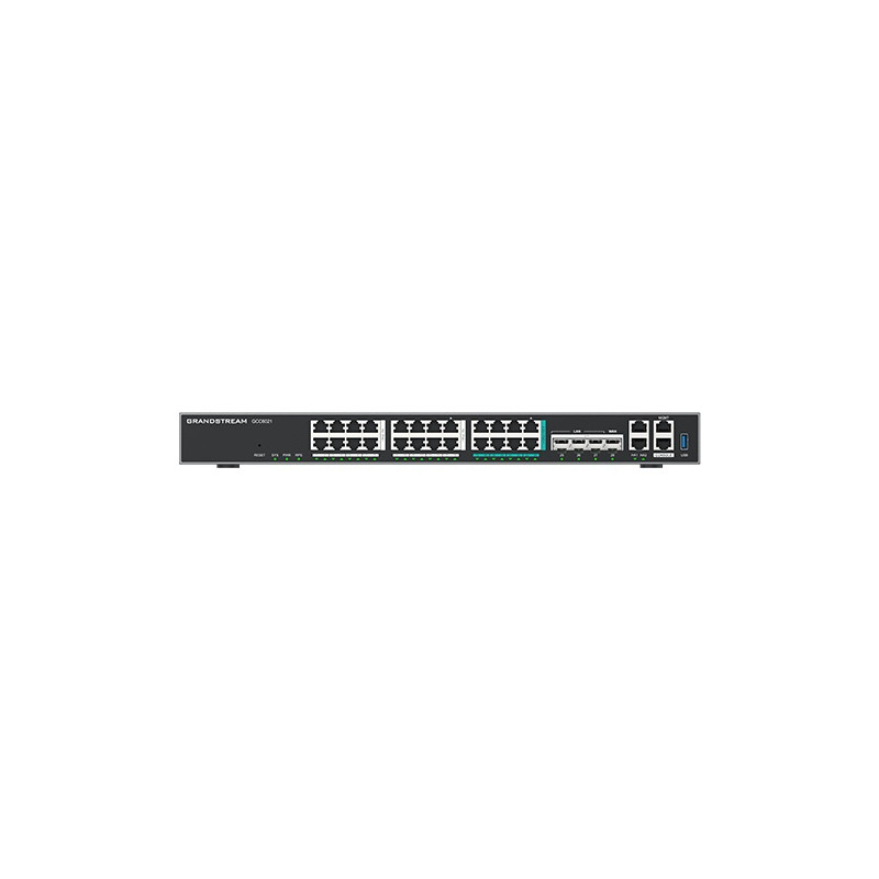 Grandstream GCC6021 all-in-one (10 Gbps VPN router, NGFW, switch 10G SPF+, a IP PBX 50 užívateľov)