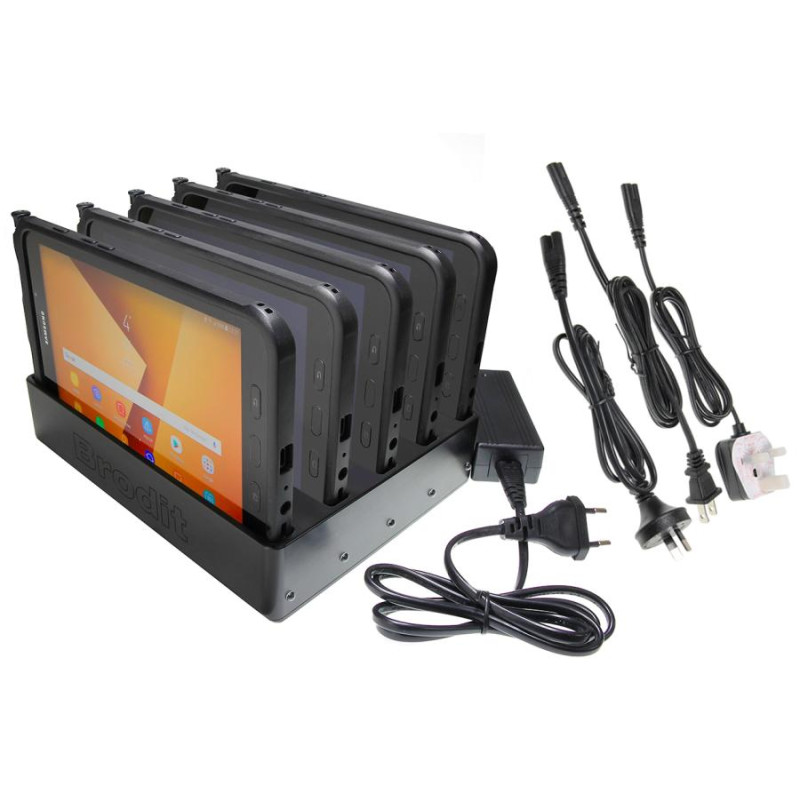 Brodit stolná nabíjačka na Samsung Galaxy Tab Active 2. SM-T390/SM-T395 5 slotov