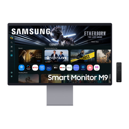 Samsung Smart Monitor/M90SF/32''/OLED/4K UHD/165Hz/0,03ms/Strieborná/2R