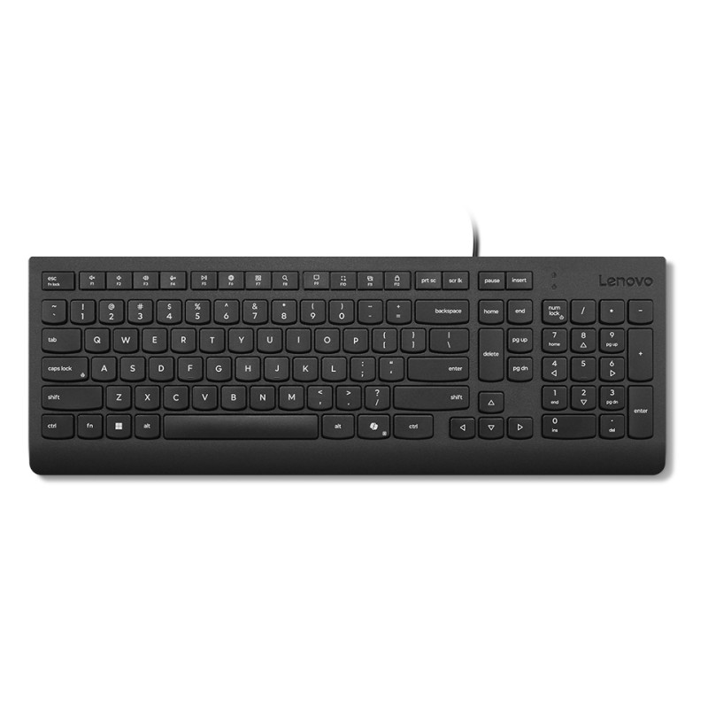 Lenovo Essential/Drôtové USB-A/US layout/Čierna