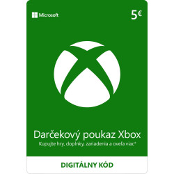 ESD XBOX - Darčeková karta Xbox 5 EUR