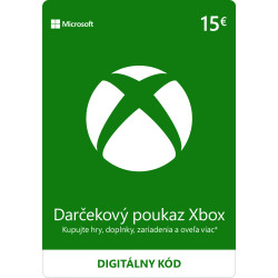 ESD XBOX - Darčeková karta Xbox 15 EUR