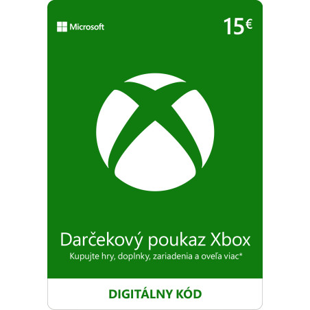 ESD XBOX - Darčeková karta Xbox 15 EUR