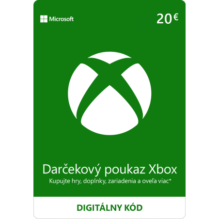 ESD XBOX - Darčeková karta Xbox 20 EUR