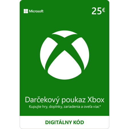 ESD XBOX - Darčeková karta Xbox 25 EUR
