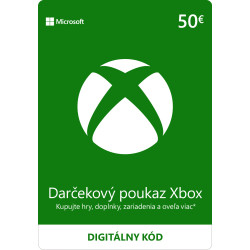 ESD XBOX - Darčeková karta Xbox 50 EUR