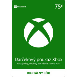 ESD XBOX - Darčeková karta Xbox 75 EUR