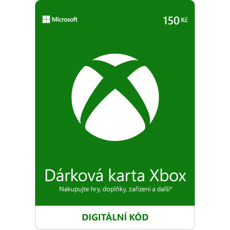 ESD XBOX - Darčeková karta Xbox 150 Kč