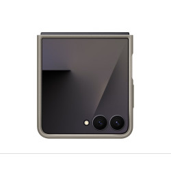 Samsung Ochranný kryt z vegánskej kože Flip7 Taupe