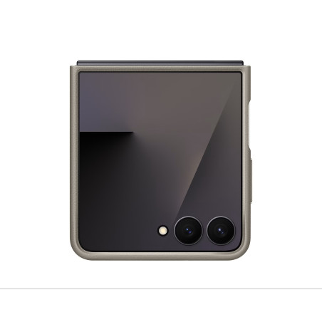 Samsung Ochranný kryt z vegánskej kože Flip7 Taupe