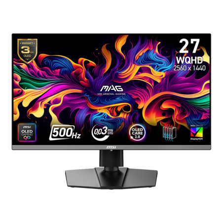 MSI MAG/272QP X50/26,5''/QD-OLED/QHD/500Hz/0,03ms/Čierna/2R