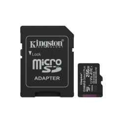 256GB microSDXC Kingston A1 150MB/s + adaptér
