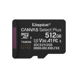 512GB microSDXC Kingston U3 150MB/s bez adaptéra