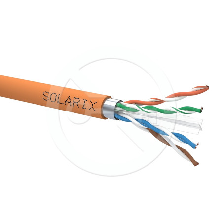 Inštalačný kábel Solarix CAT6A UTP LSOHFR B2ca-s1,d1,a1 500m SXKD-6A-UTP-LSOHFR-B2ca