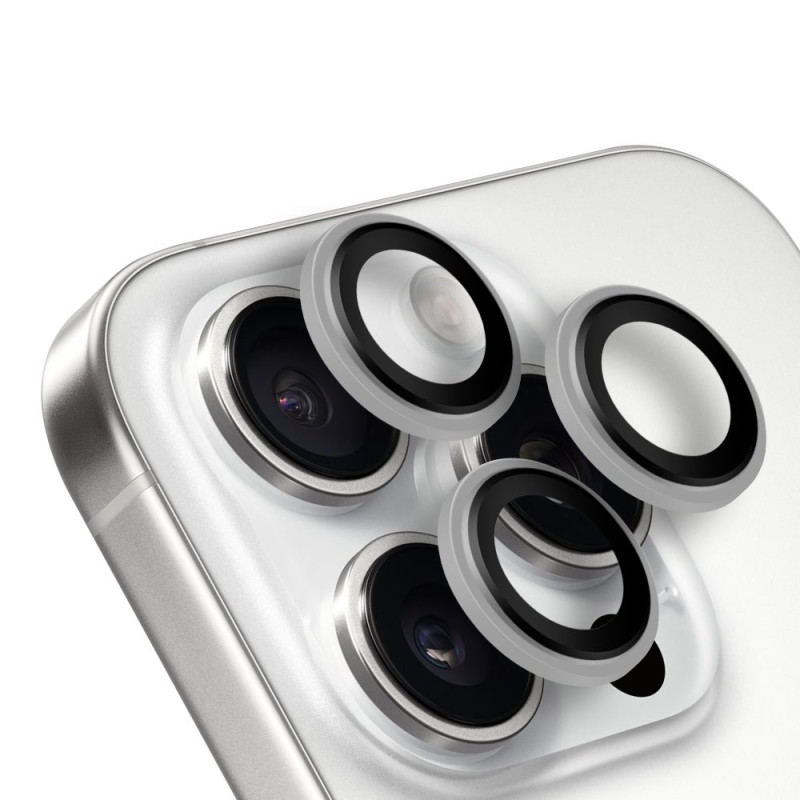 OBAL:ME Ochrana Čoček pro Apple iPhone 15 Pro/15 Pro Max White Titanium