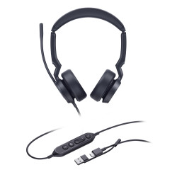 Yealink UH44 Dual Teams USB-C/A, drôtová náhlavná