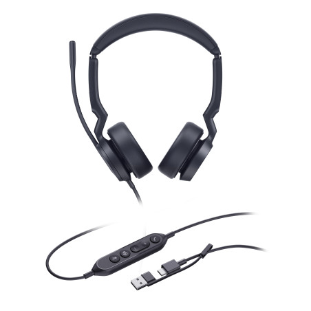 Yealink UH44 Dual Teams USB-C/A, drôtová náhlavná
