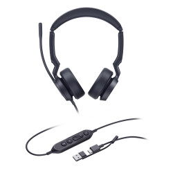 Yealink UH44 Dual UC USB-C/A, náhlavná súprava