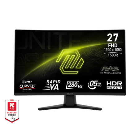 MSI MAG 274CXF 27''FHD/VA/280Hz/1ms/1500R/Black