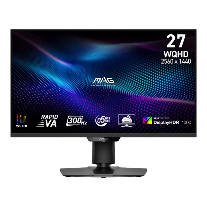 MSI MAG 274QPF X30MV 27'' QHD/VA/300Hz/0,5ms/Black