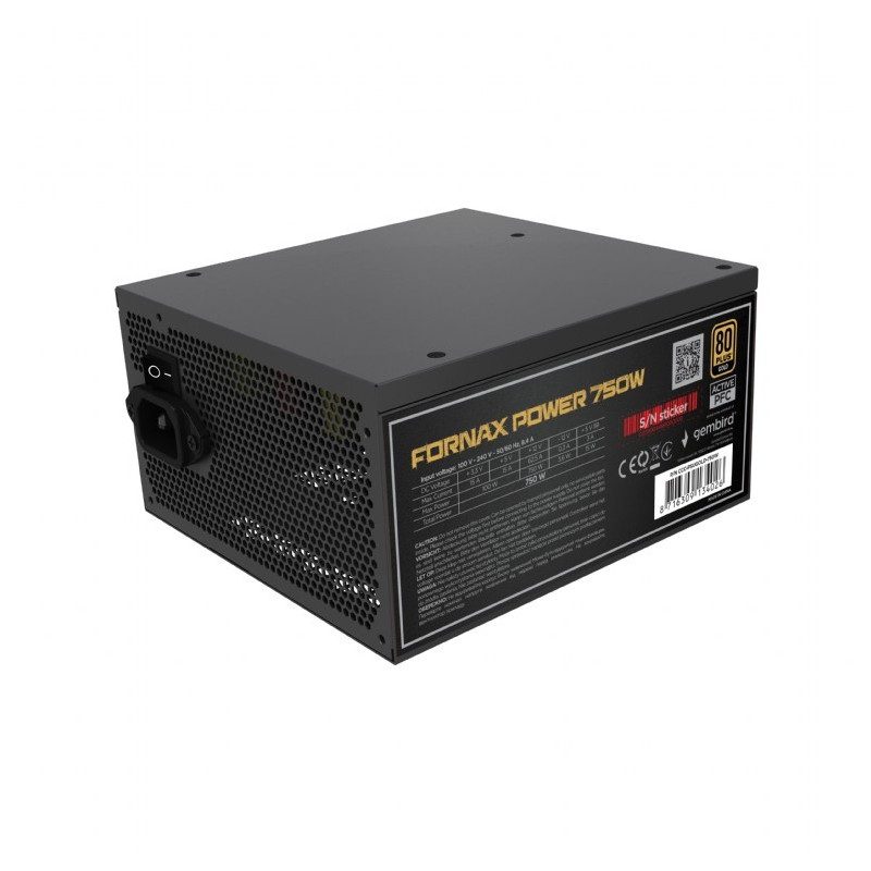 GEMBIRD FX modular 750W 80+ Gold ATX 3.1