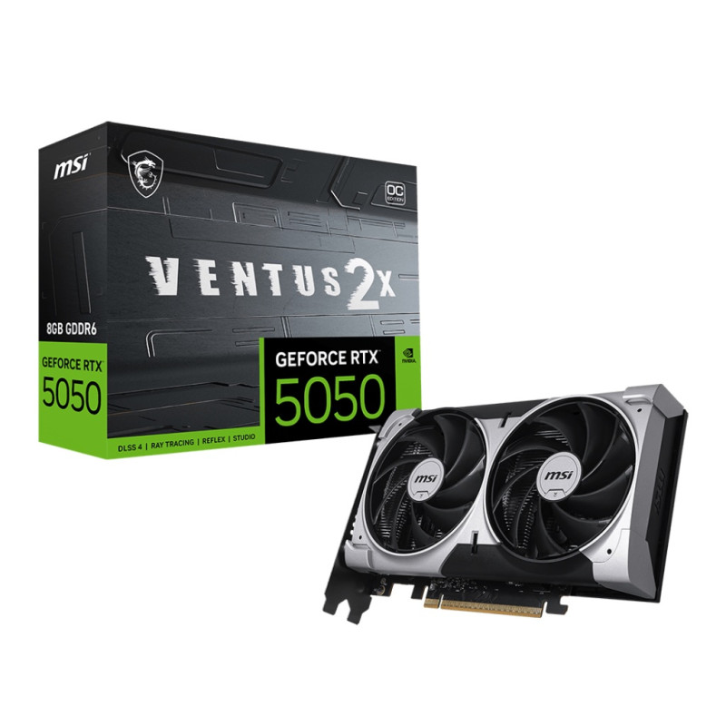 MSI GeForce RTX 5050 VENTUS 2X/OC/8GB/GDDR6