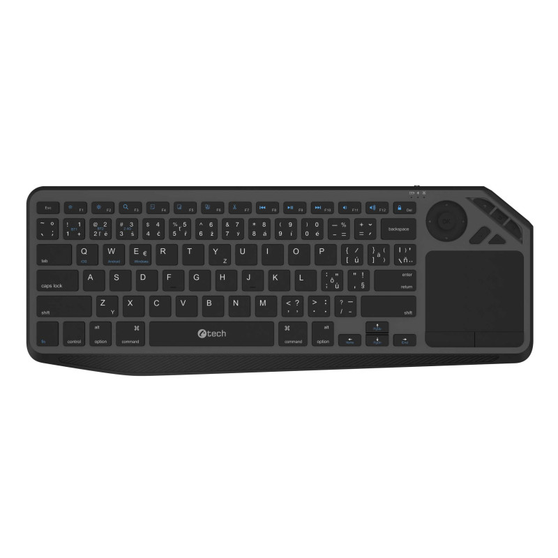 Klávesnica C-TECH WLTK-02, Dual, Touchpad