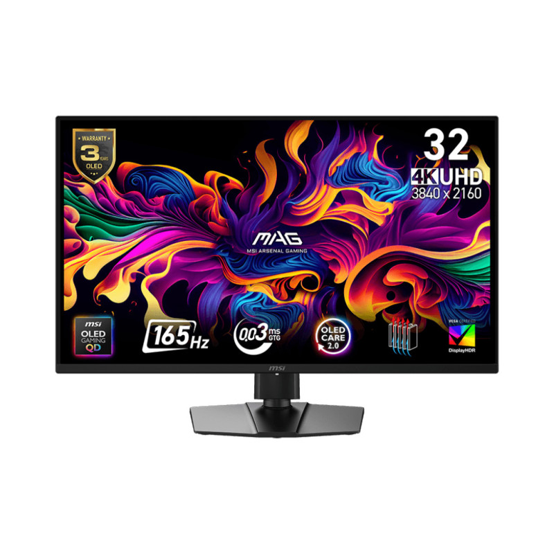 MSI MAG/322UP E16/31,5''/QD-OLED/4K UHD/165Hz/0,03ms/Čierna/2R