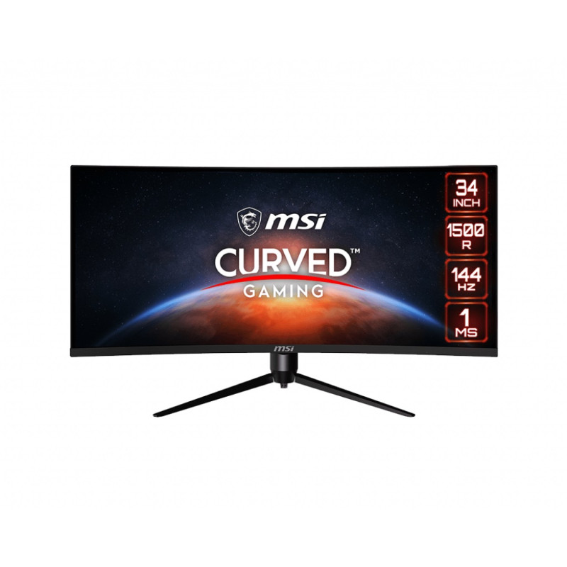 MSI Optix/MAG342CQR/34''/VA/wQHD/144Hz/1ms/Čierna/3R