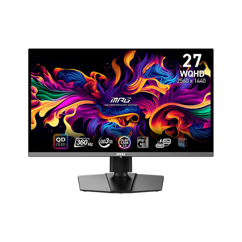 MSI MPG/271QRX/26,5''/QD-OLED/QHD/360Hz/0,03ms/Čierna/3R