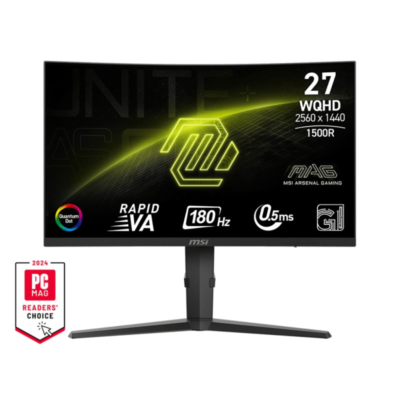 MSI MAG/275CQRF QD E2/27''/VA/QHD/180Hz/0,5ms/Čierna/3R