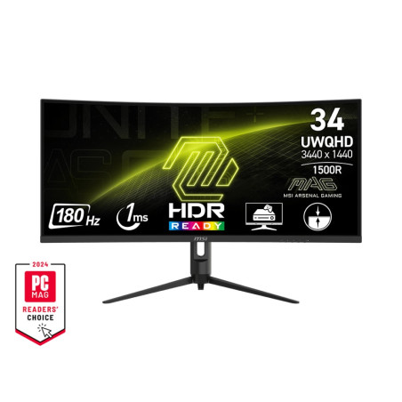 MSI MAG/342CQR E2/34''/VA/wQHD/180Hz/1ms/Čierna/3R